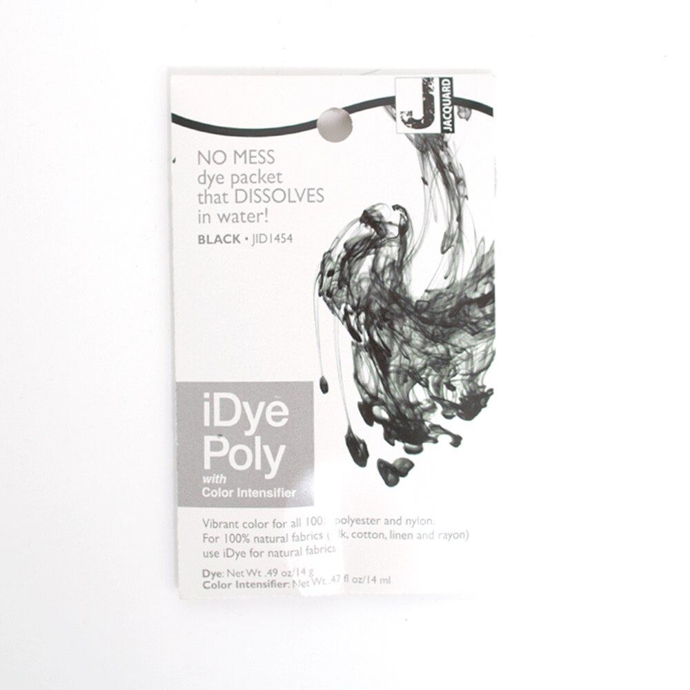 Jacquard, Fabric Dye, Art & School, iDye, Poly, 14gm, 47172, Poly Black